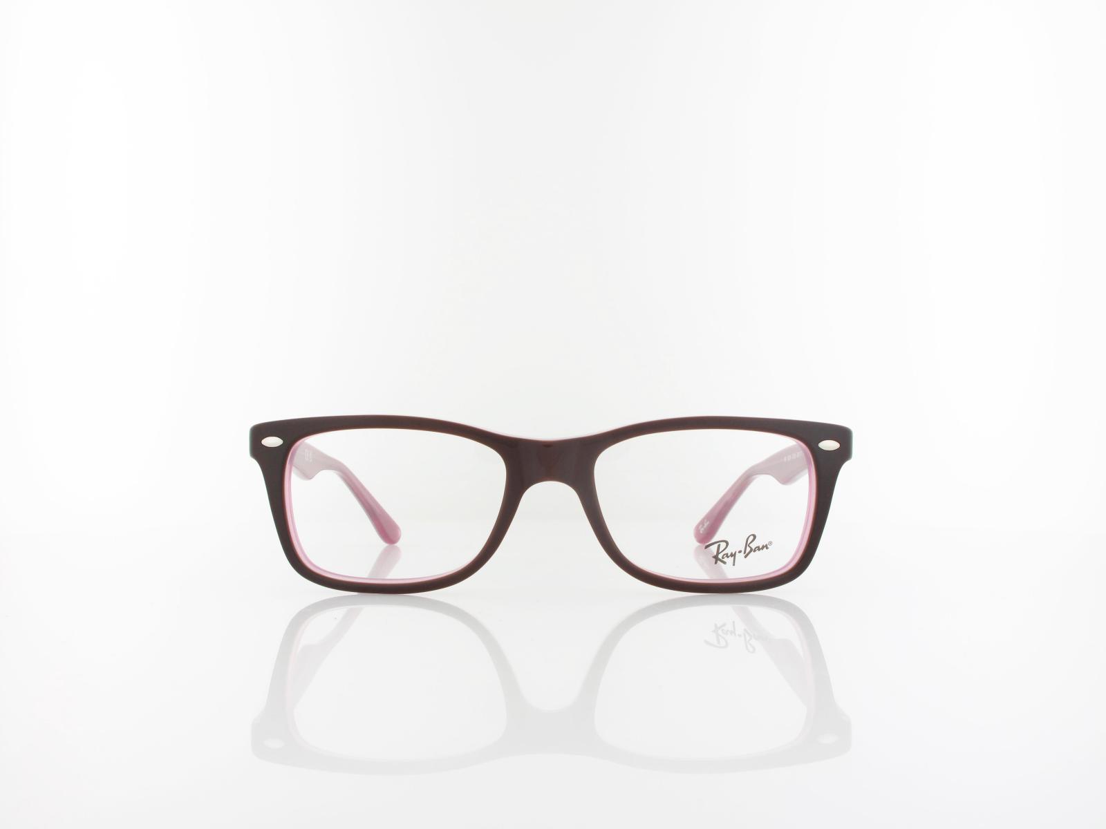 Ray Ban | RX5228 2126 50 | top brown on opal pink