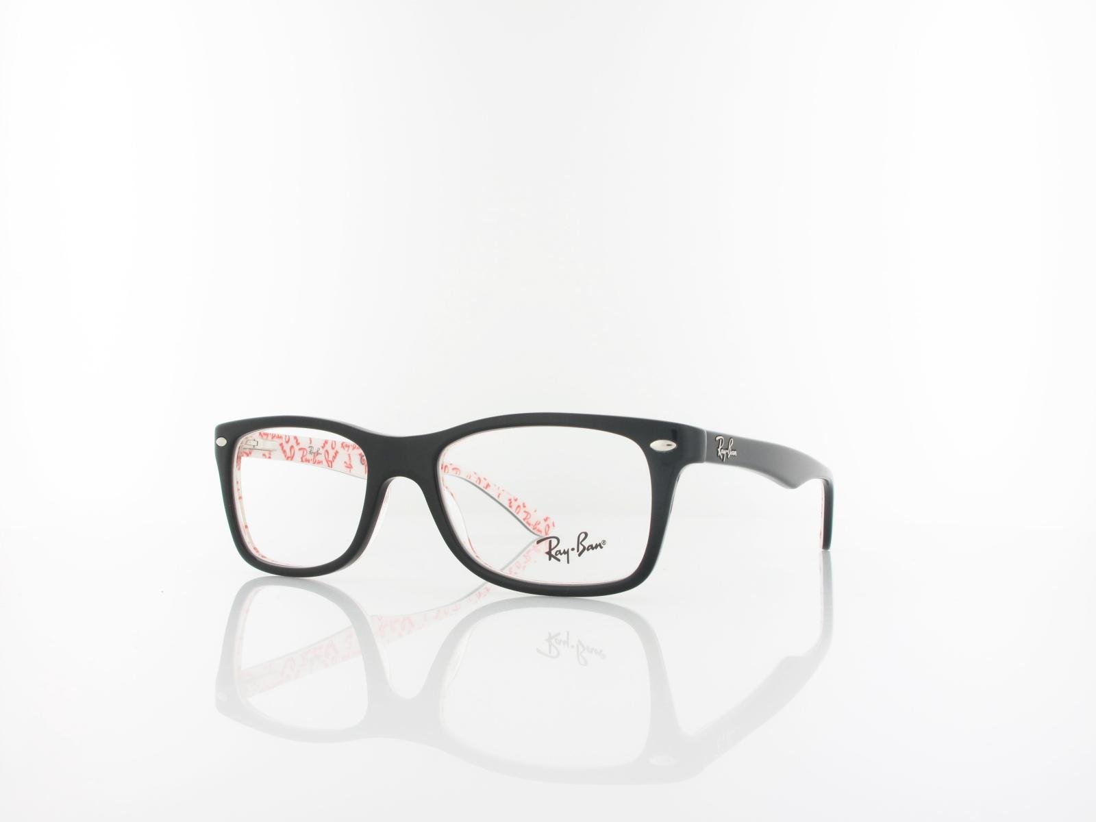 Ray Ban | RX5228 5014 50 | top black on texture white