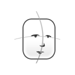 Eckiges Gesicht