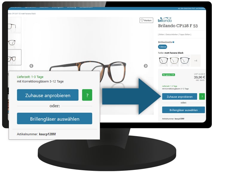 Eine Brille online aussuchen und bestellen wie geht das?