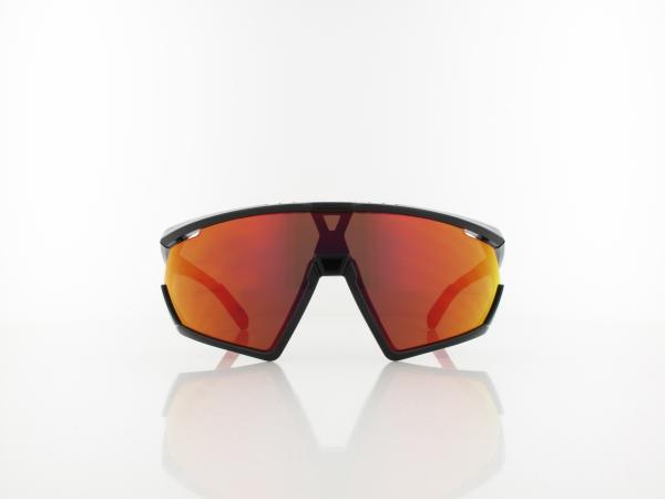 Adidas | SP0001 01L | polished black / rovieux mirror - orange