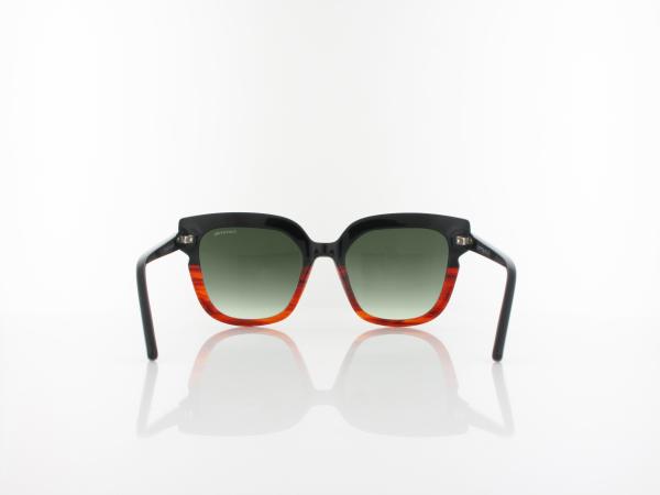 Comma | 77156 36 54 | brown red black / green gradient