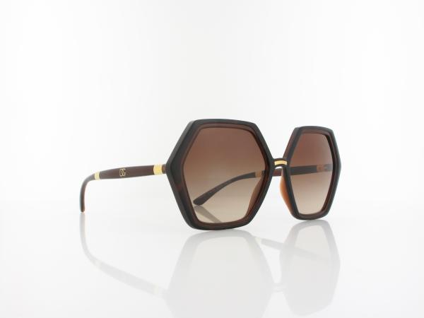 Dolce&Gabbana | DG6167 318513 57 | havana transparent brown / gradient brown