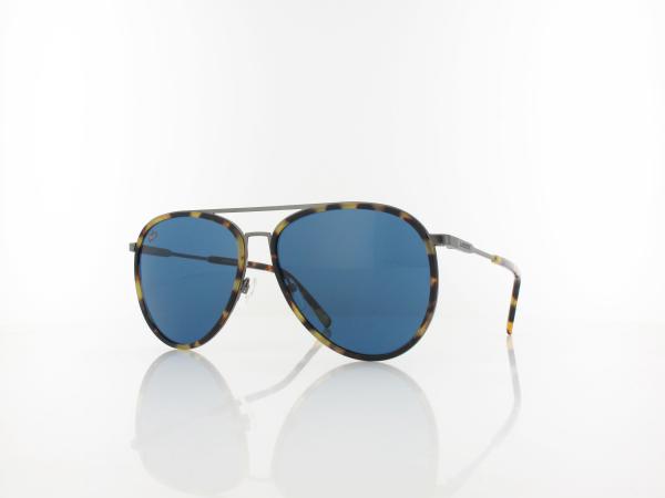 Lacoste | L215S 214 60 | matte havana dark ruthenium / blue