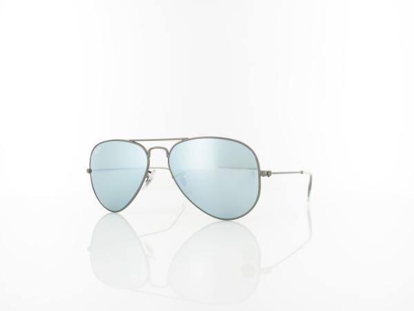 Ray Ban | Aviator Large Metal RB3025 029/30 55 | matte gunmetal / green mirror silver