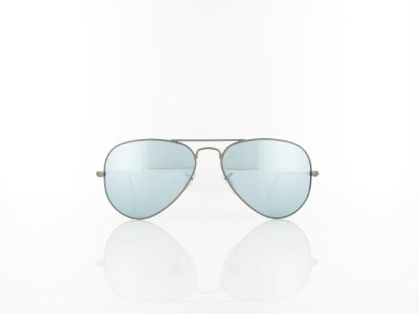 Ray Ban | Aviator Large Metal RB3025 029/30 55 | matte gunmetal / green mirror silver