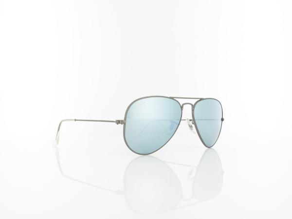 Ray Ban | Aviator Large Metal RB3025 029/30 55 | matte gunmetal / green mirror silver