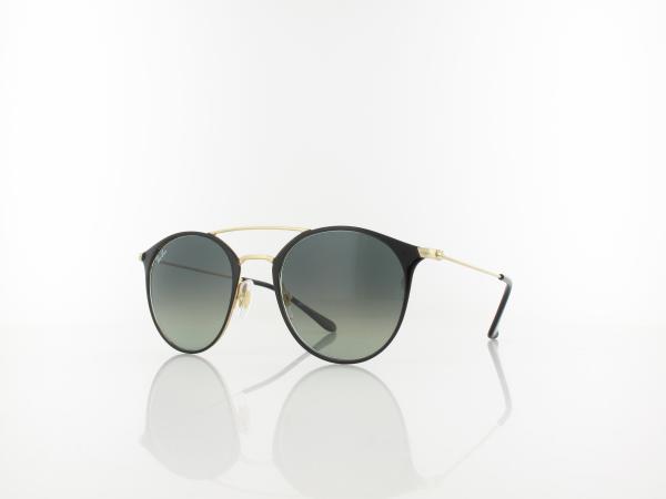 Ray Ban | RB3546 187/71 49 | gold top black / grey gradient