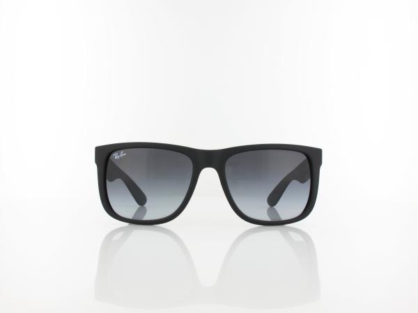 Ray Ban | Justin RB4165 601/8G 54 | rubber black / grey gradient