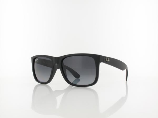 Ray Ban | Justin RB4165 622/T3 54 | black rubber / polar grey gradient