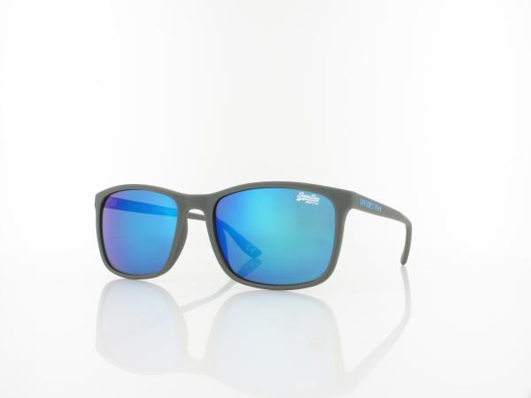 Superdry | Hacienda 108 58 | rubberised grey / blue mirror