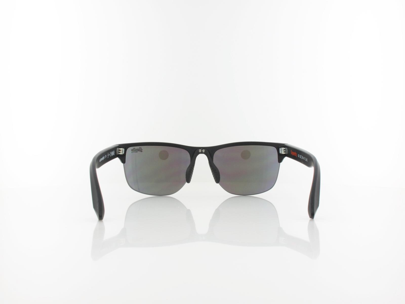 Superdry | Laserlight 104 55 | matte black / oil slick mirror