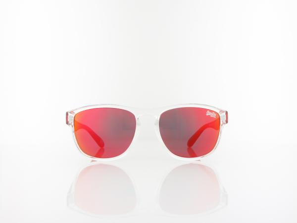 Superdry | Rockstar 186 54 | clear red transparent / red mirror