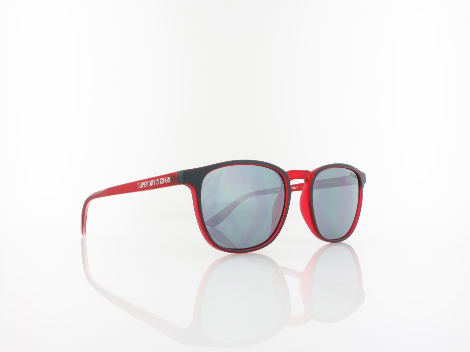 Superdry | Vintage neon 160 53 | navy red / smoke with silver flash mirror