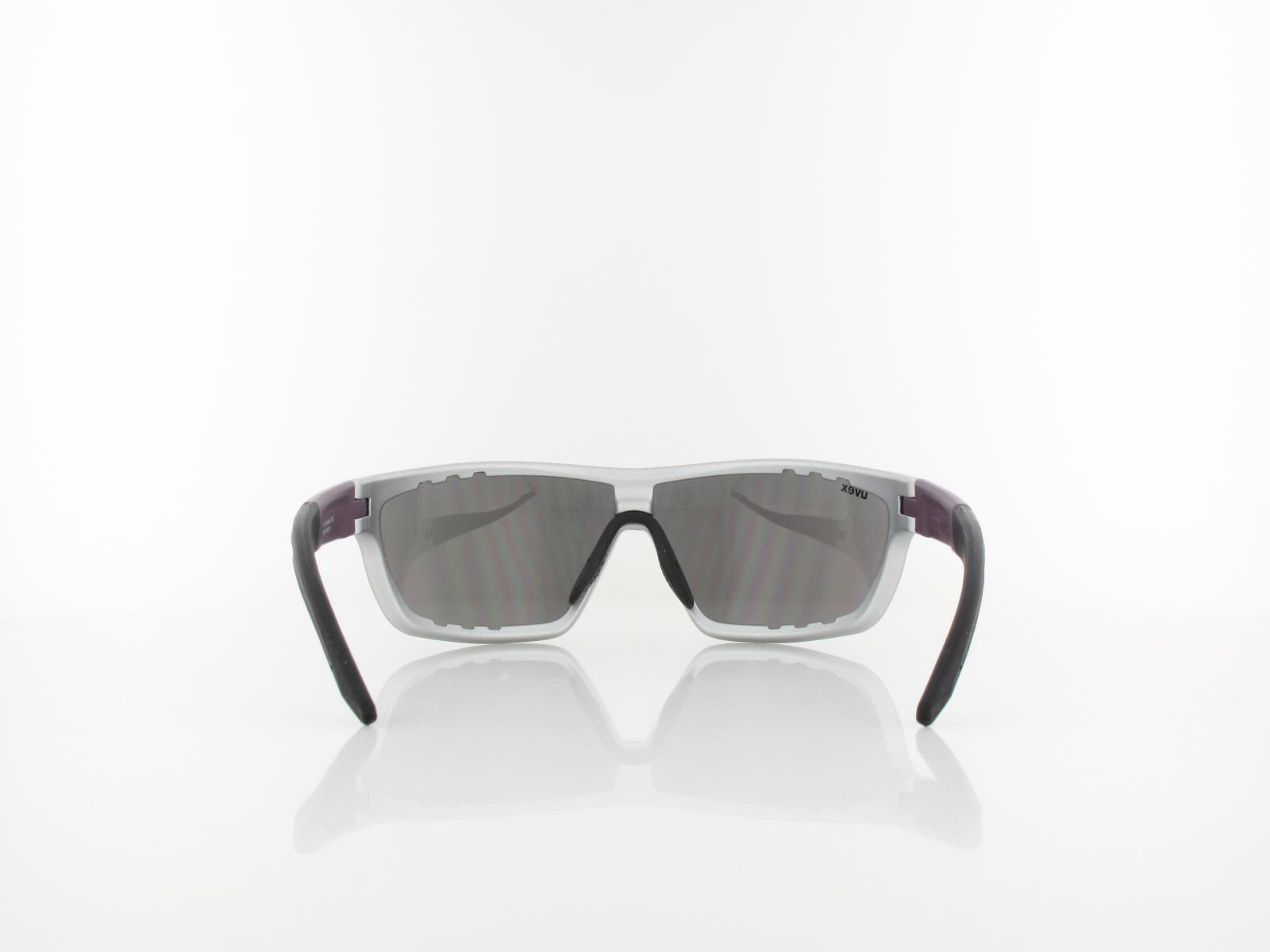 UVEX | sportstyle 706 S532006 4316 68 | silver plum mat / litemirror silver