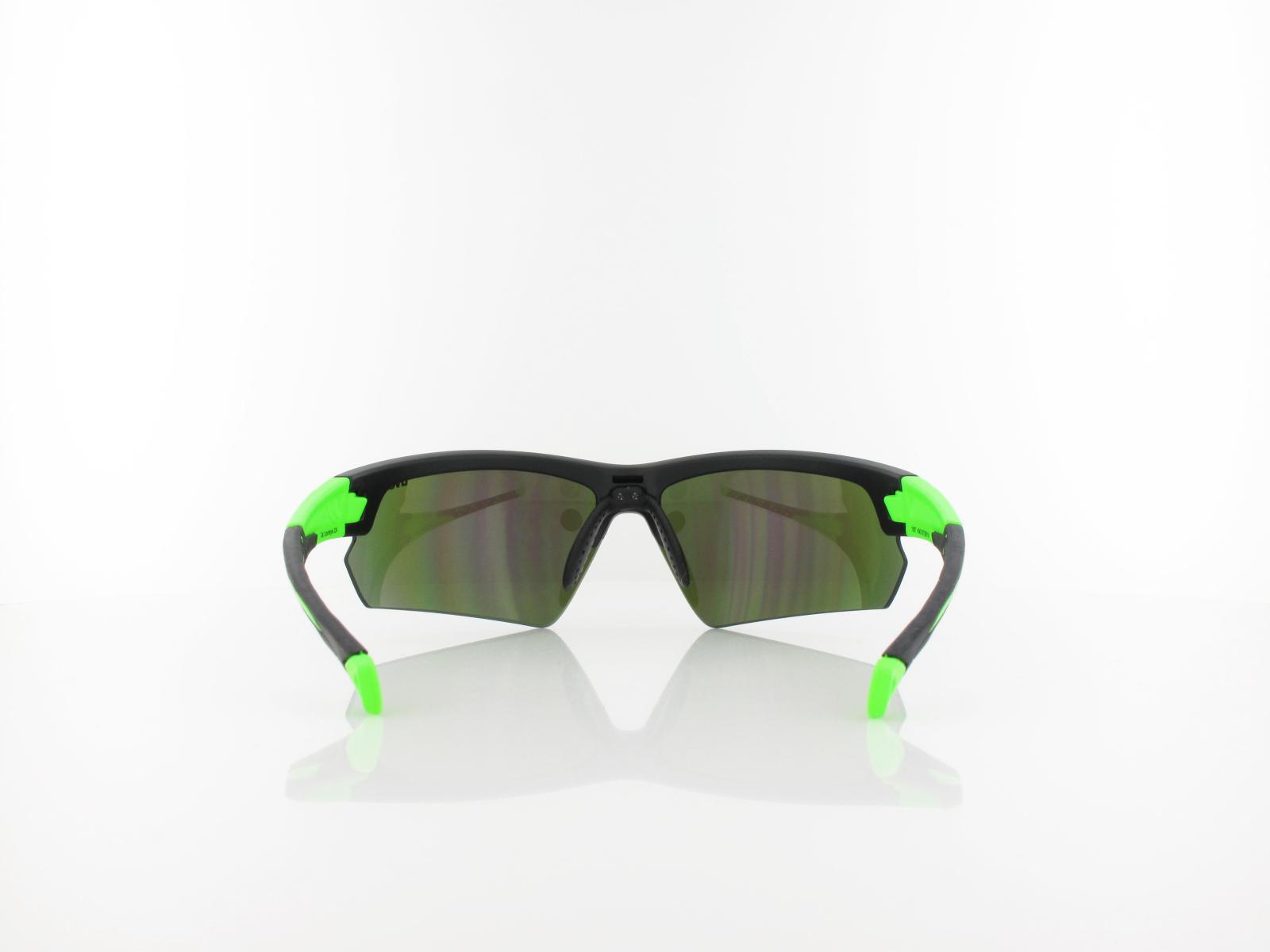 UVEX | Sportstyle 224 S532007 2716 70 | black mat green / mirror green