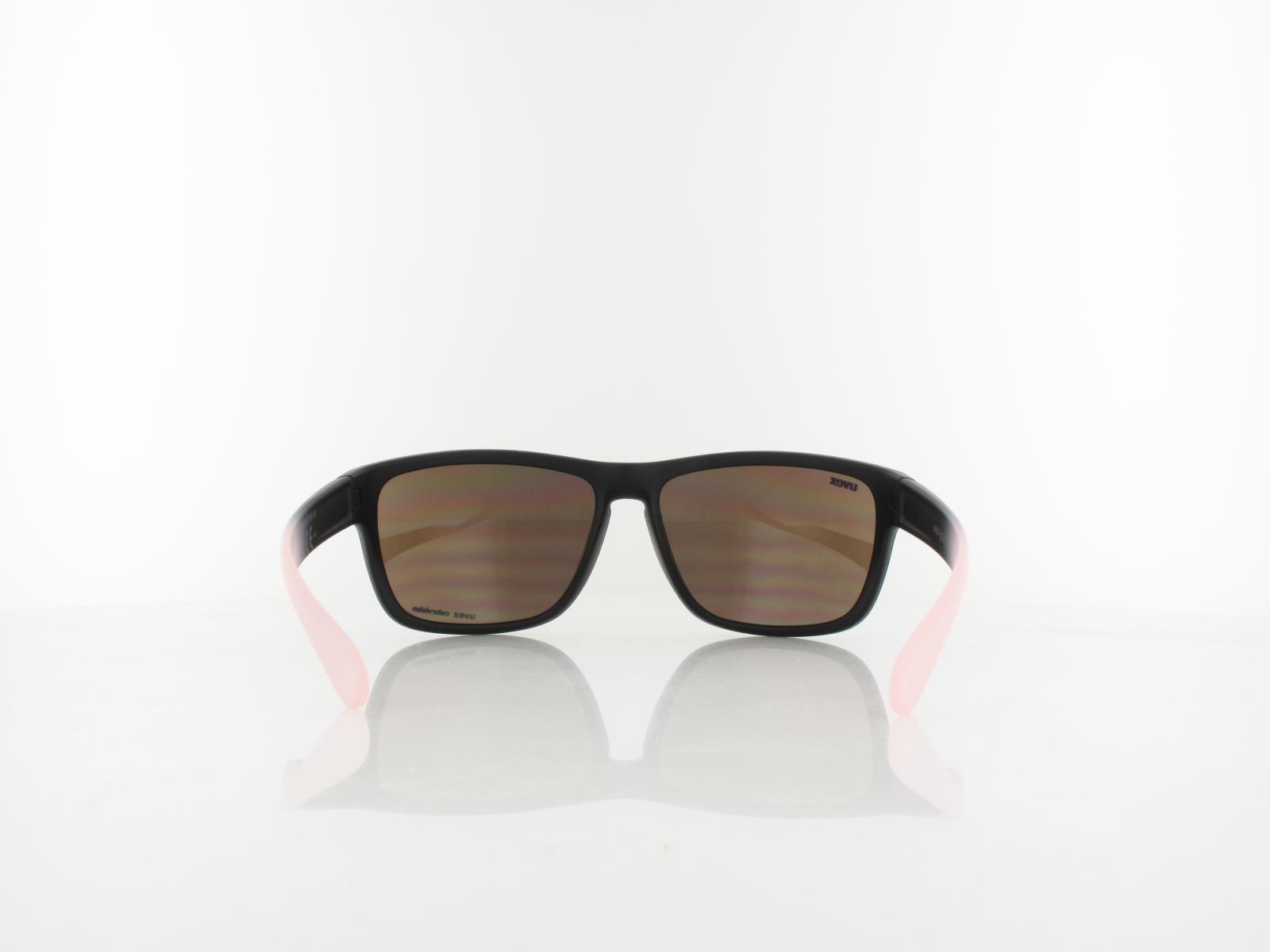 UVEX | LGL 36 CV 2017 2398 60 | black mat rose / colorvision mirror plasma daily