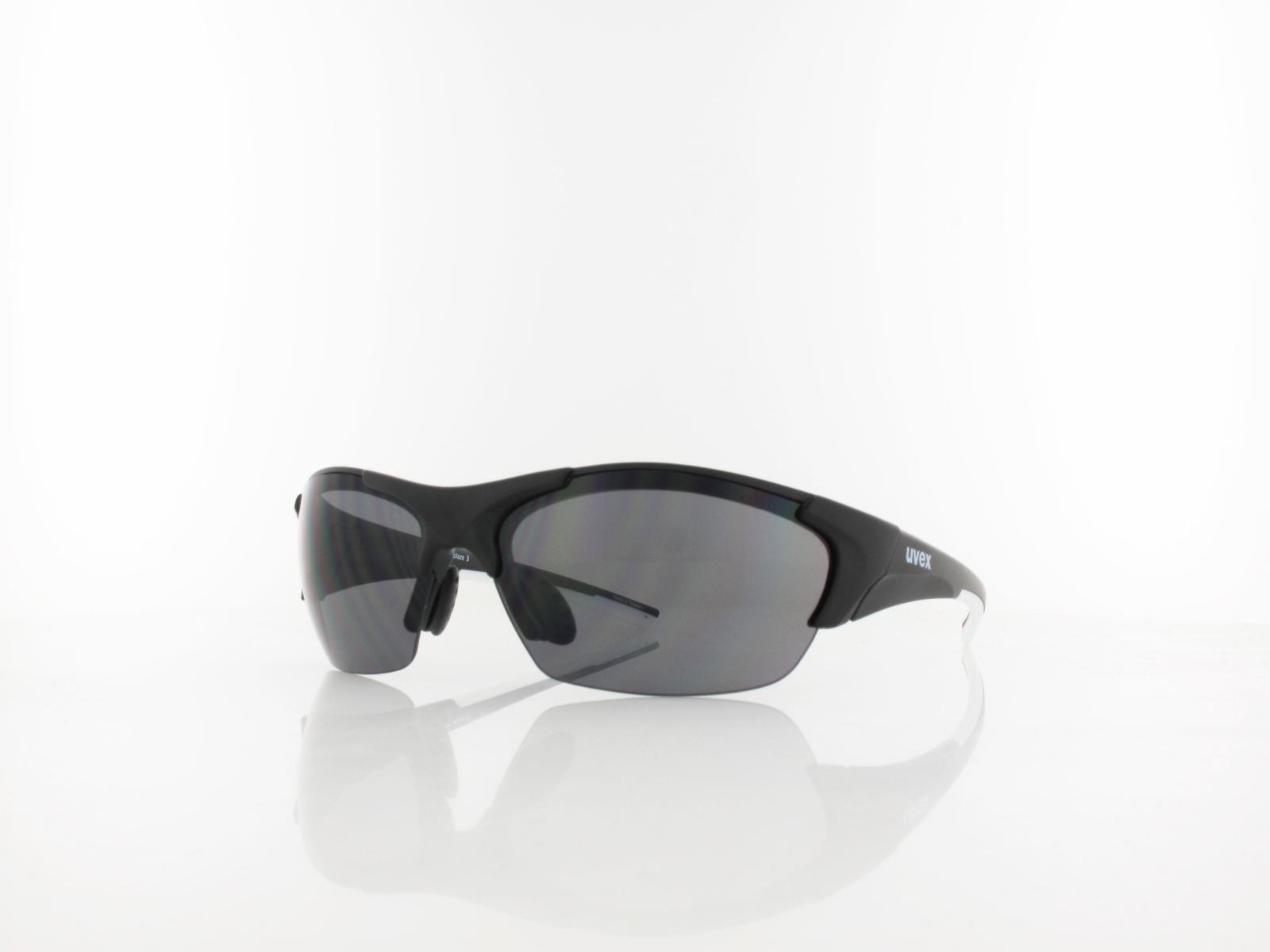 UVEX | blaze III S532046  2210 70 | black mat / smoke - ltm orange - clear