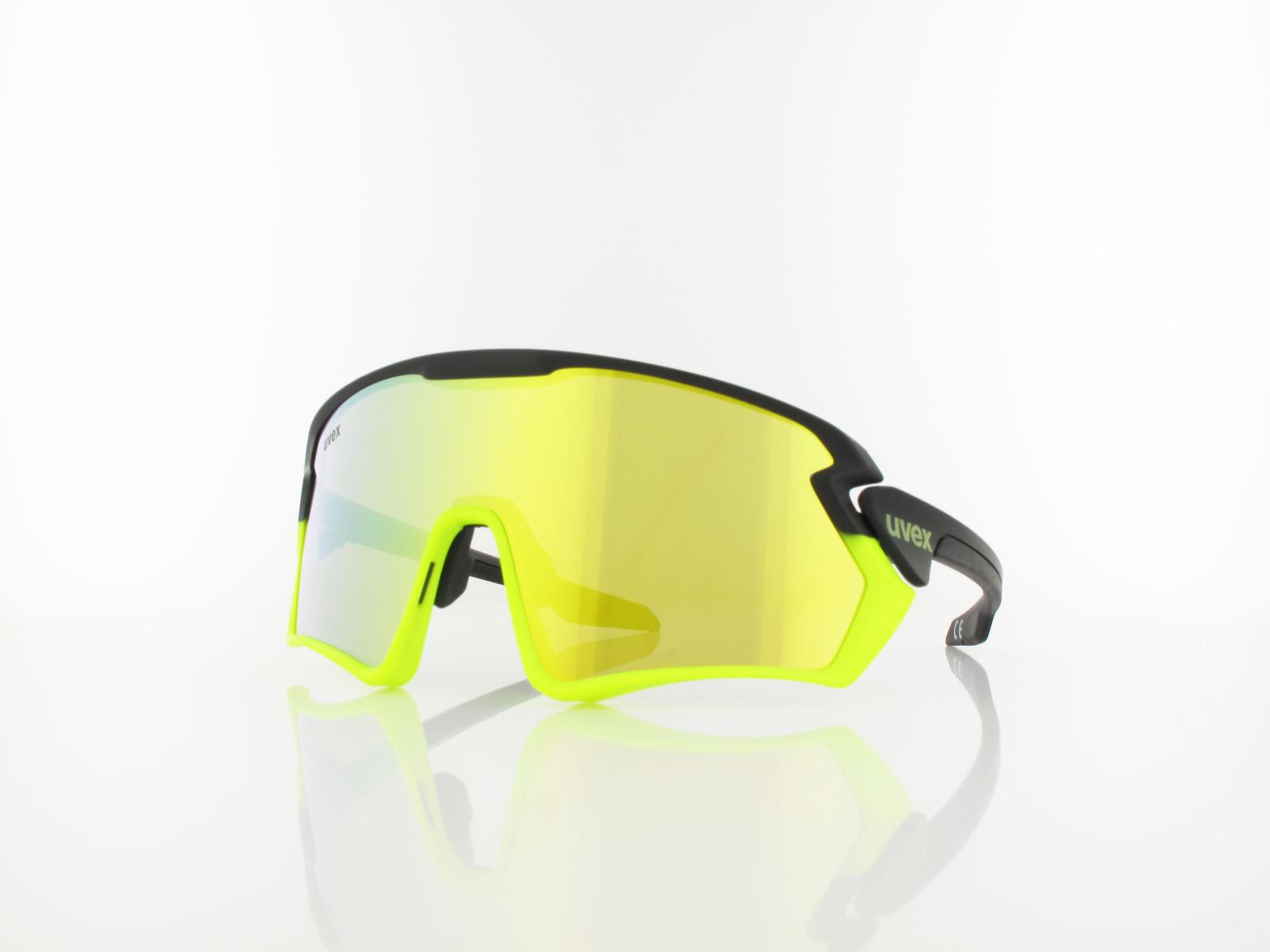 UVEX | sportstyle 231 S532065 2616 140 | black yellow mat / supravision mirror yellow