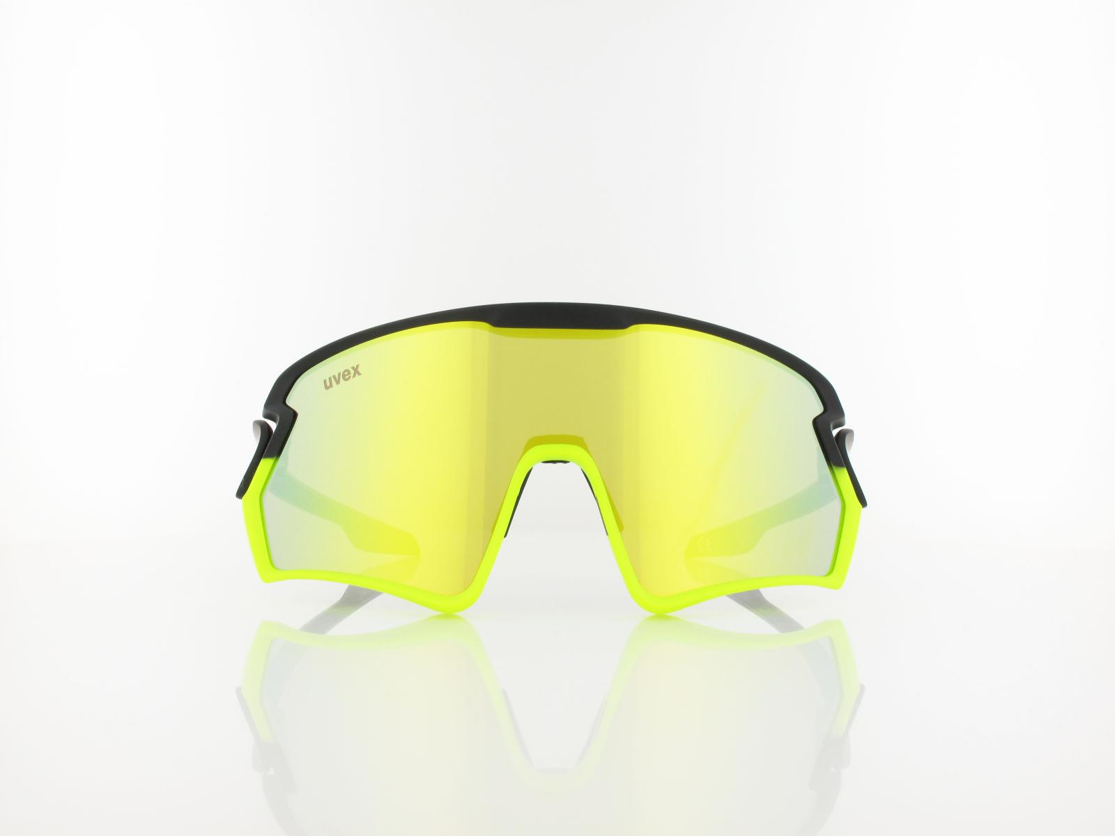 UVEX | sportstyle 231 S532065 2616 140 | black yellow mat / supravision mirror yellow