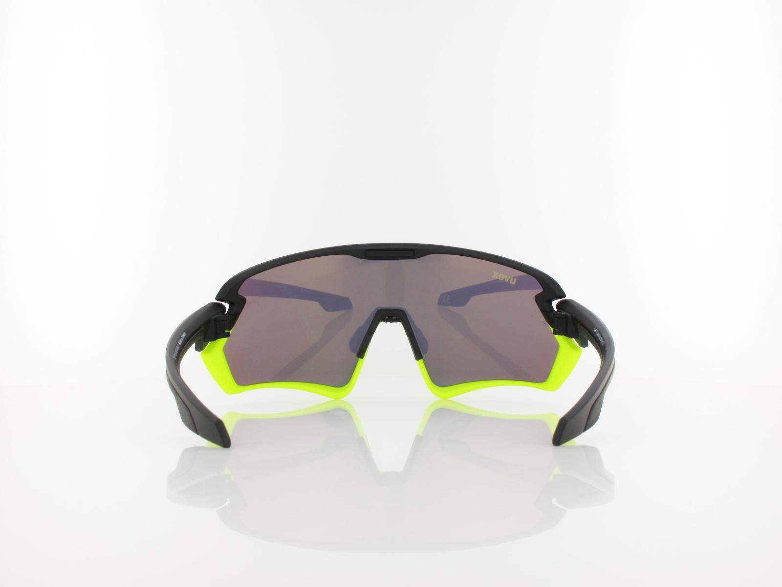 UVEX | sportstyle 231 S532065 2616 140 | black yellow mat / supravision mirror yellow
