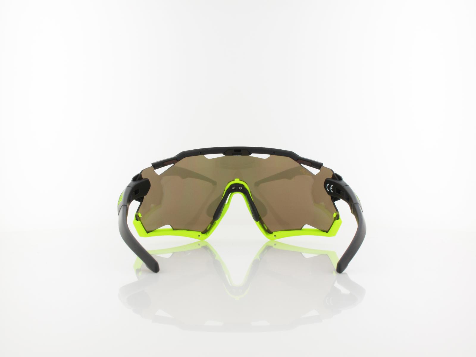 UVEX | sportstyle 228 S532067 2616 132 | black yellow mat / supravision mirror yellow