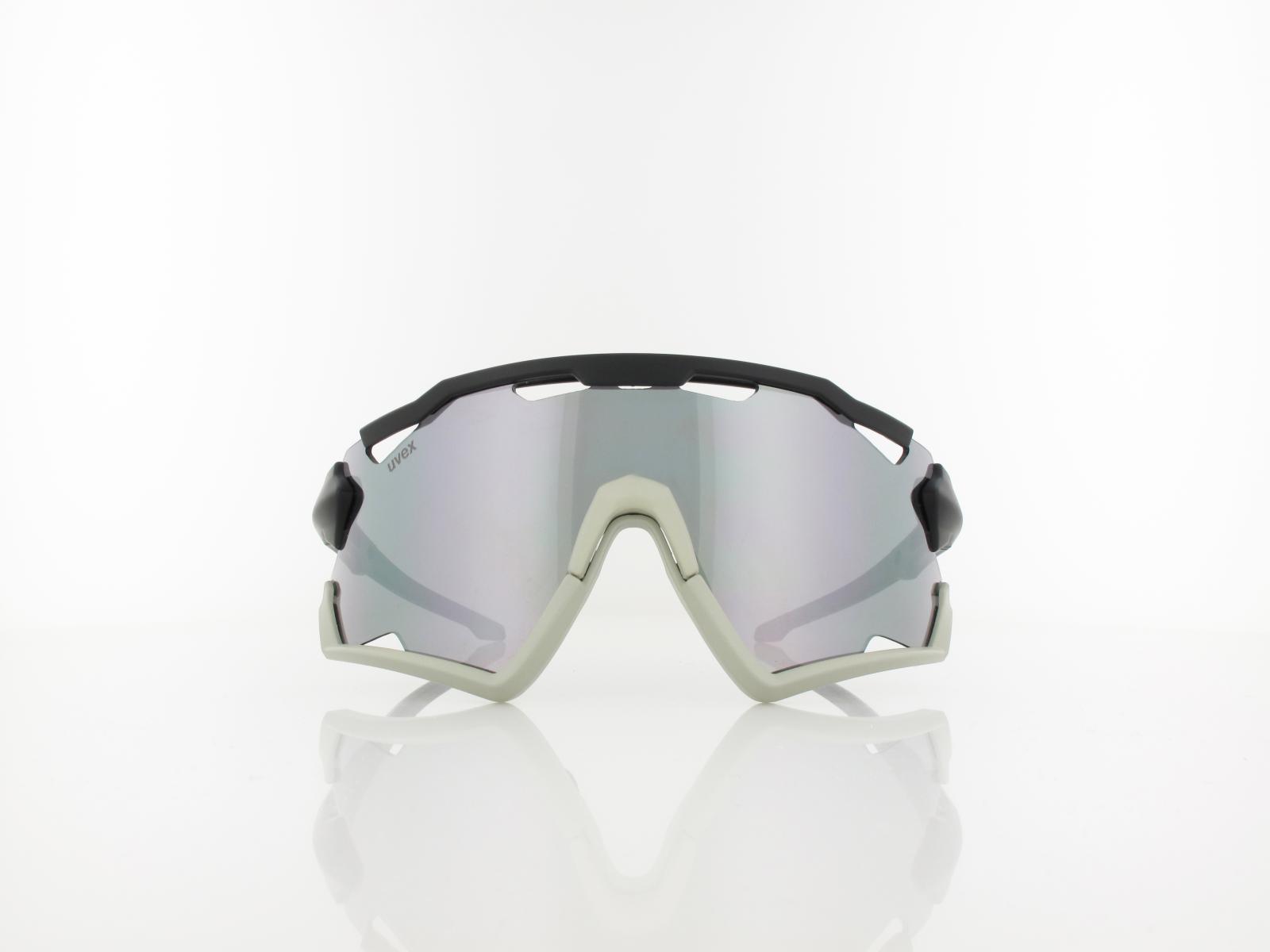 UVEX | sportstyle 228 S532067 2816 132 | black sand mat / supravision mirror silver