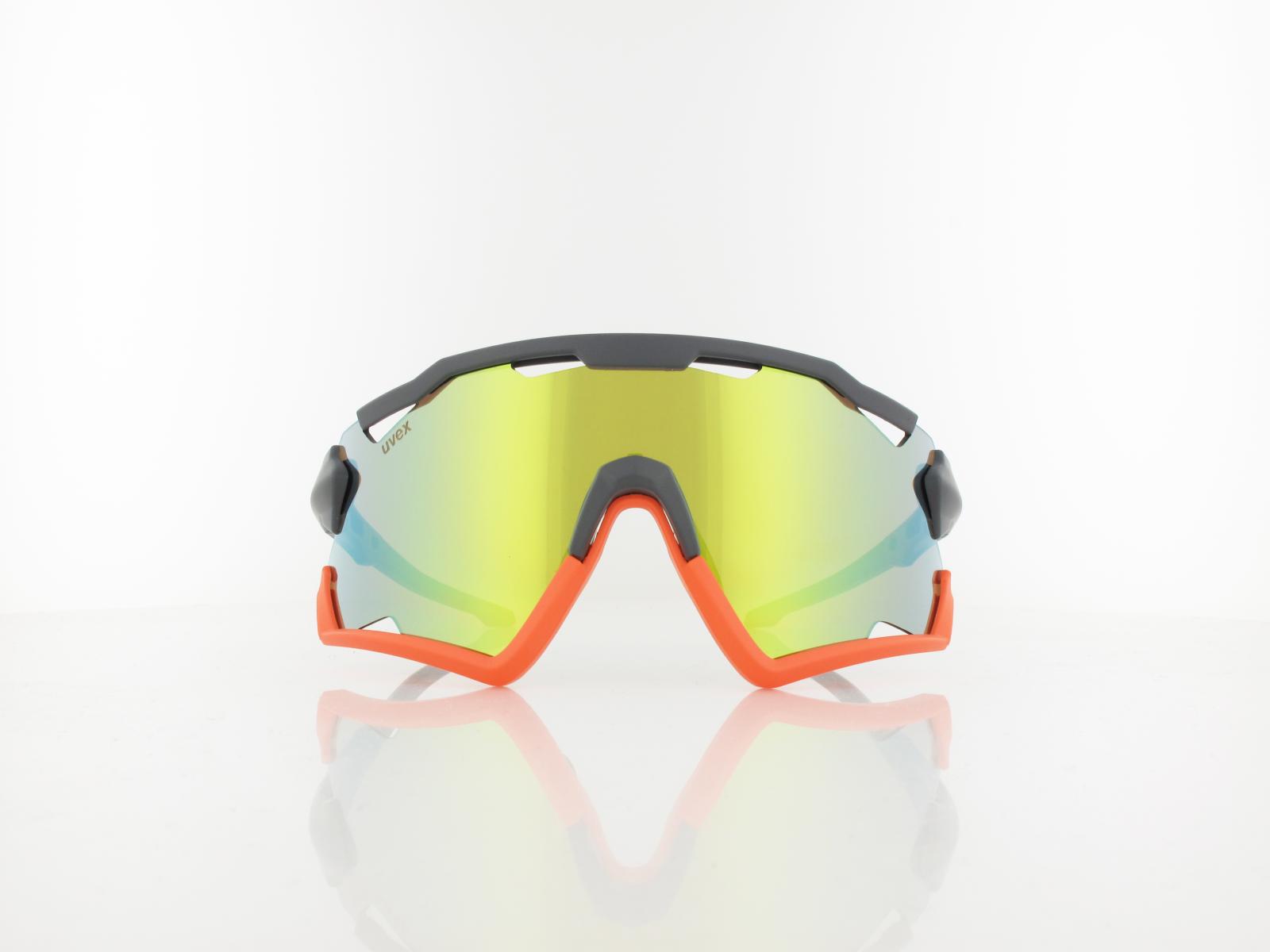 UVEX | sportstyle 228 S532067 5316 132 | grey orange mat / mirror orange