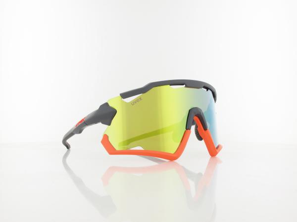 UVEX | sportstyle 228 S532067 5316 132 | grey orange mat / mirror orange