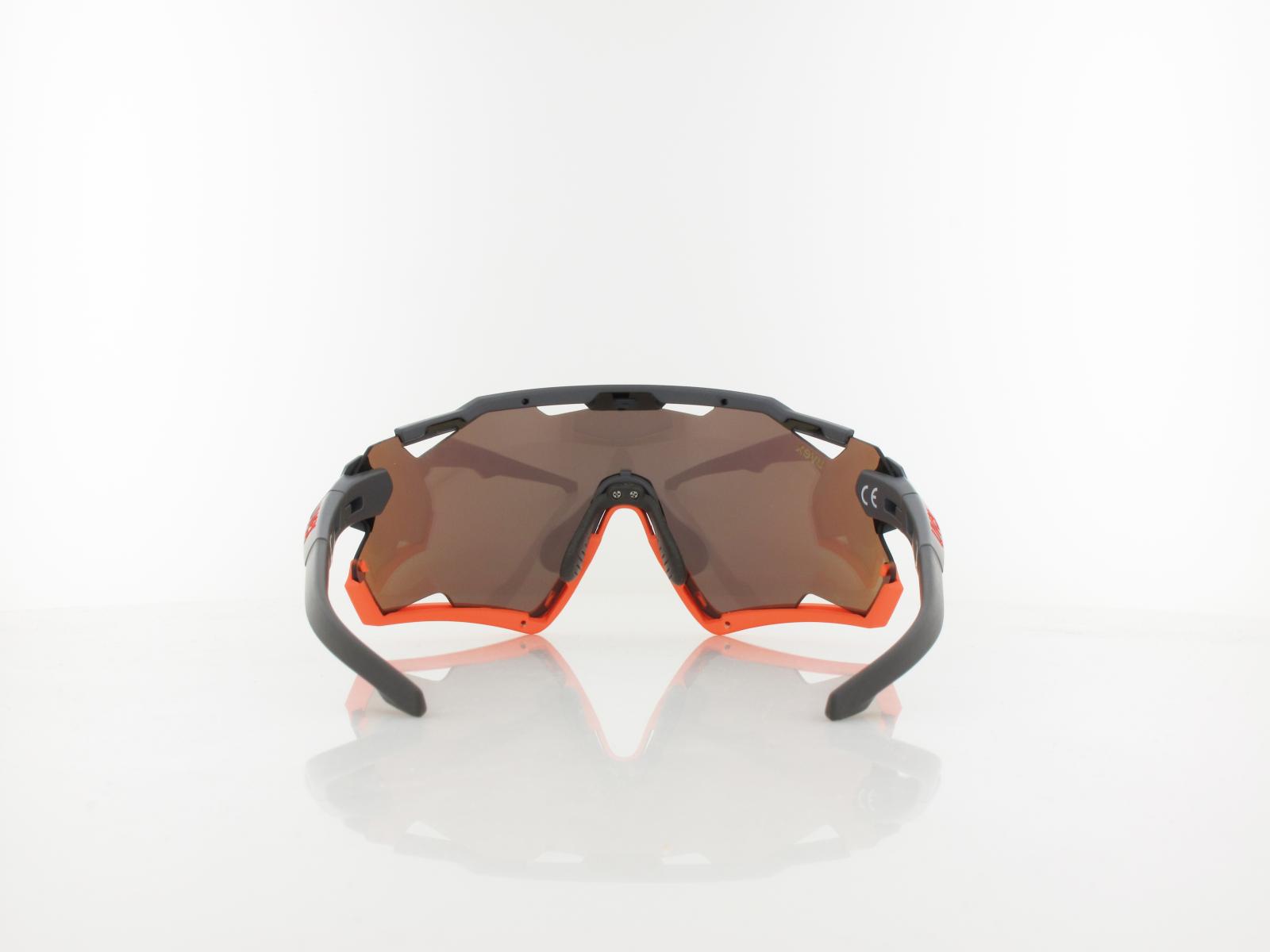 UVEX | sportstyle 228 S532067 5316 132 | grey orange mat / mirror orange