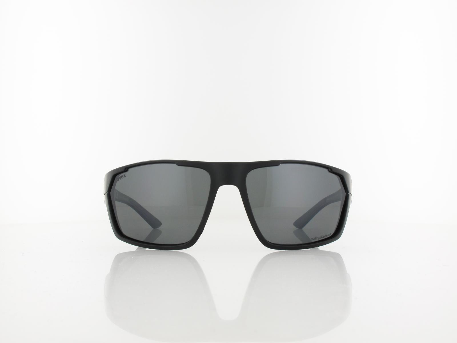 UVEX | sportstyle 233 P S532097 2250 64 | black mat / polavision litemirror silver