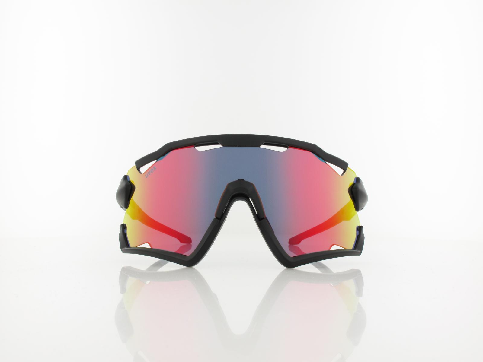 UVEX | sportstyle 228 Set S532098 2216 130 | black mat / supravision mirror red - clear