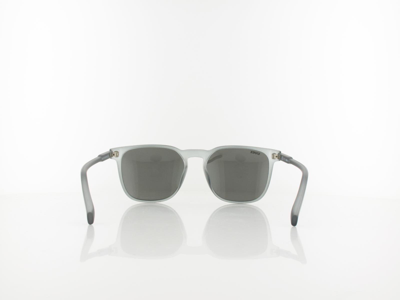 UVEX | LGL 49 P S532099 2250 53 | smoke mat / polavision mirror silver