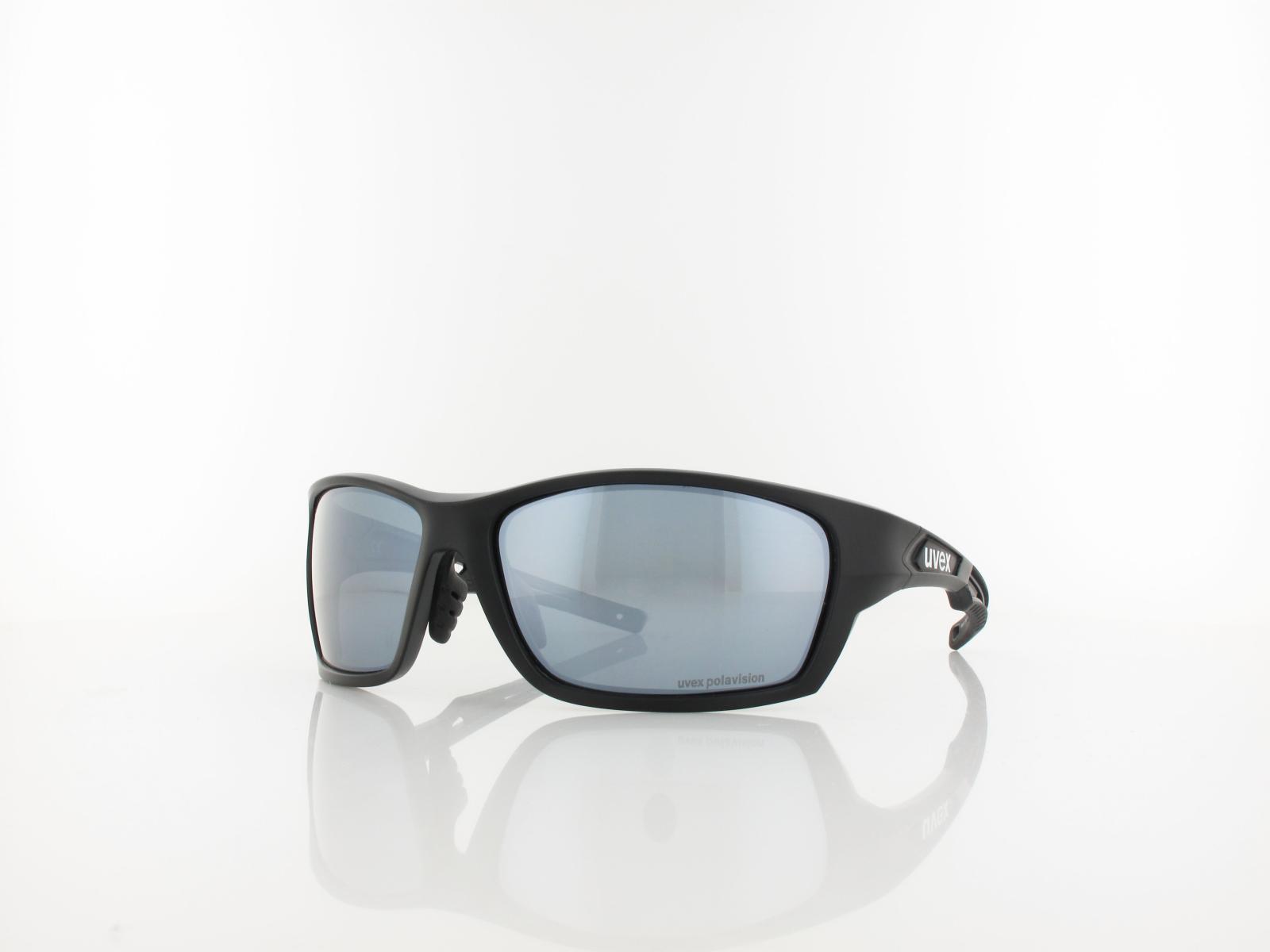 UVEX | sportstyle 232 P S533002 2250 63 | black mat / polavision mirror silver