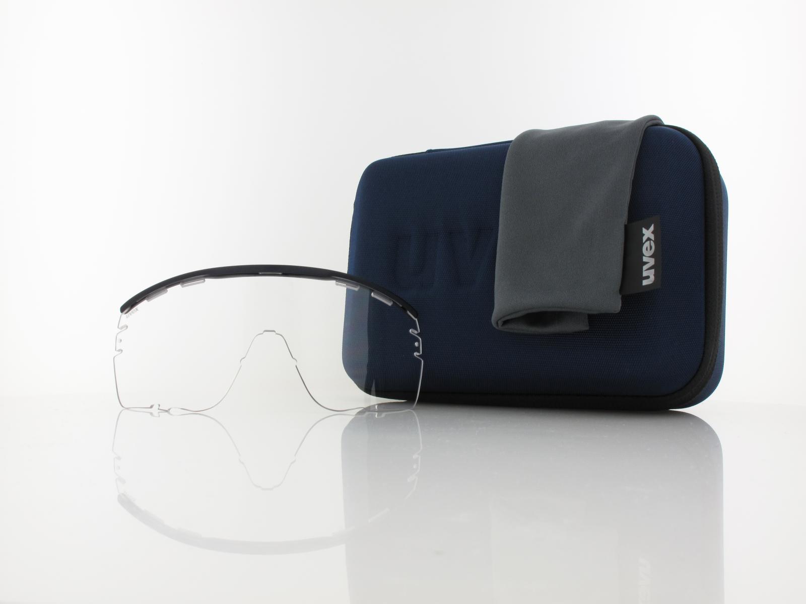UVEX | sportstyle 236 Set S533004 2216 137 | black mat / supravision mirror silver - clear
