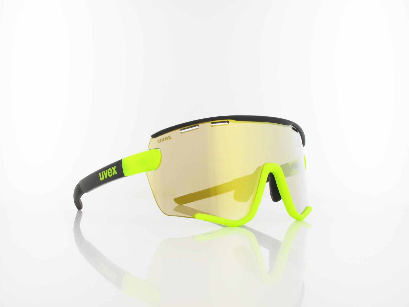UVEX | sportstyle 236 Set S533004 2616 137 | black yellow mat / supravision mirror yellow - clear