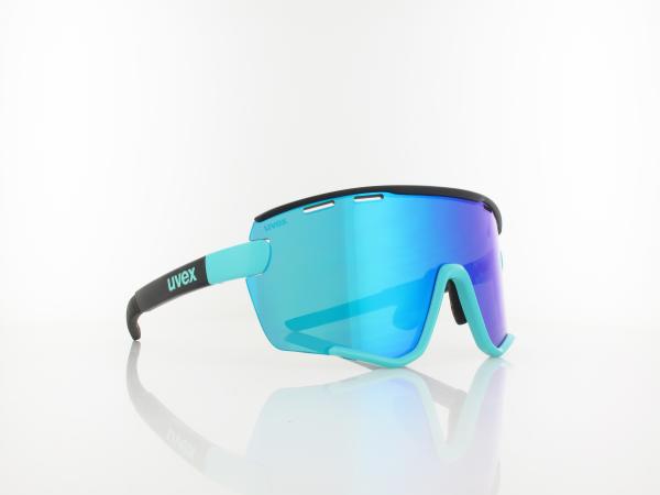 UVEX | sportstyle 236 Set S533004 4216 137 | aqua shiny black mat / supravision mirror blue - clear