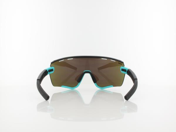 UVEX | sportstyle 236 Set S533004 4216 137 | aqua shiny black mat / supravision mirror blue - clear