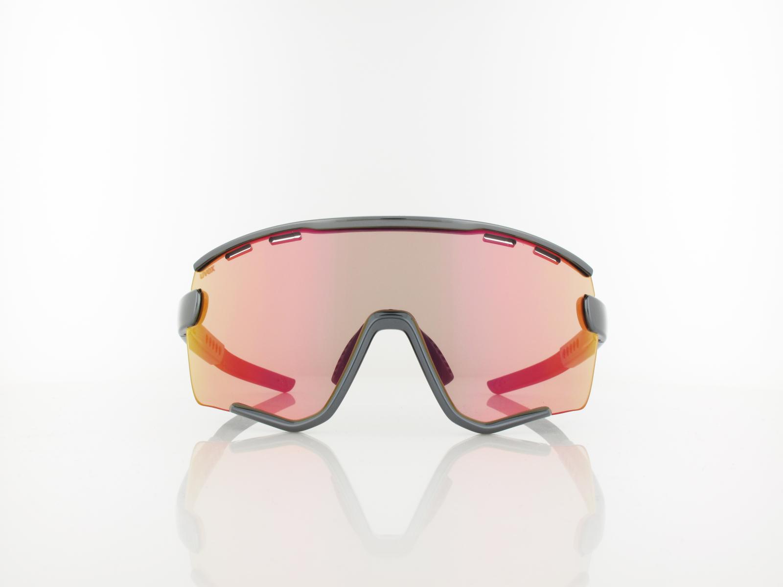UVEX | sportstyle 236 Set S533004 5516 137 | silicium / supravision mirror red - clear