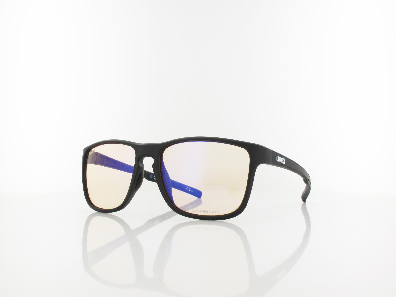 UVEX | retina / lvl up BLUE colorvision S533020 2201 55 | black mat / uvex colorvision yellow
