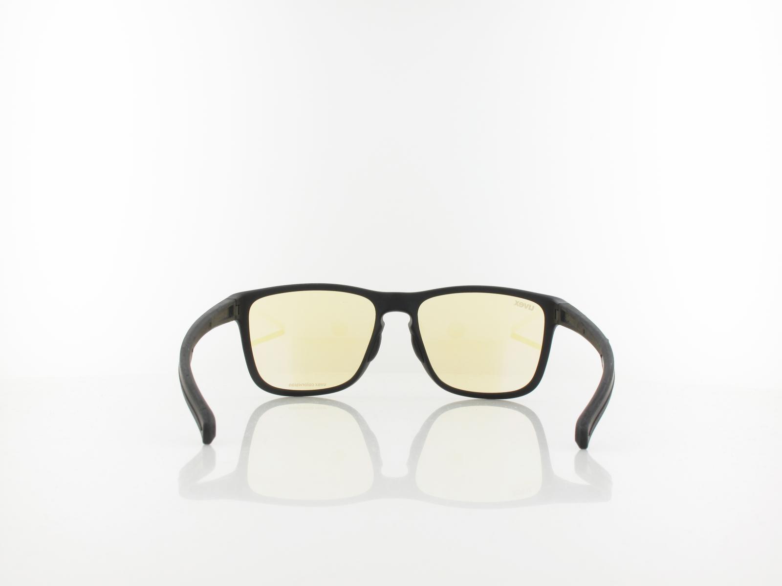UVEX | retina / lvl up BLUE colorvision S533020 2201 55 | black mat / uvex colorvision yellow