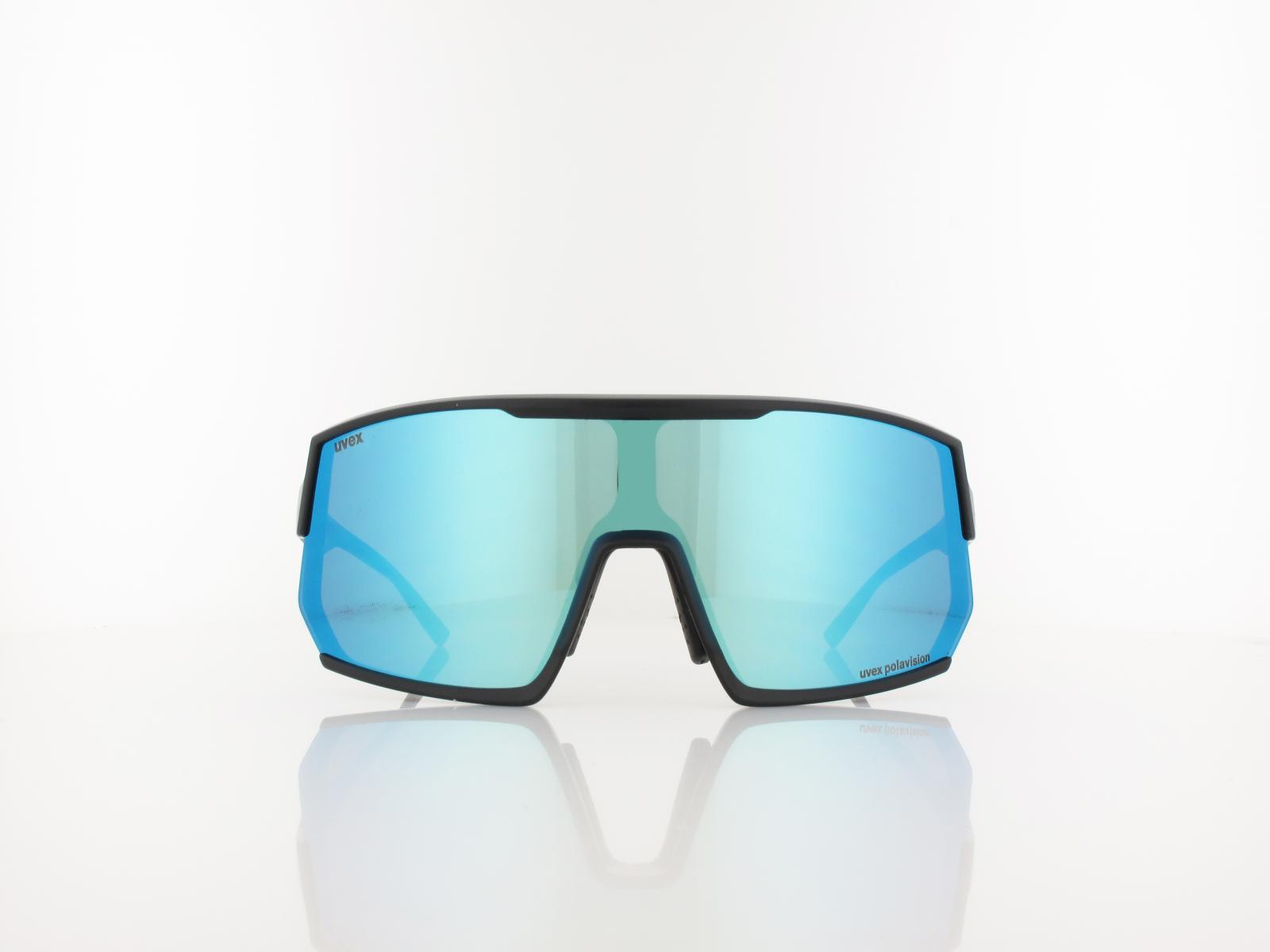 UVEX | sportstyle 235 P S533032 2240 140 | black mat / polavision mirror blue
