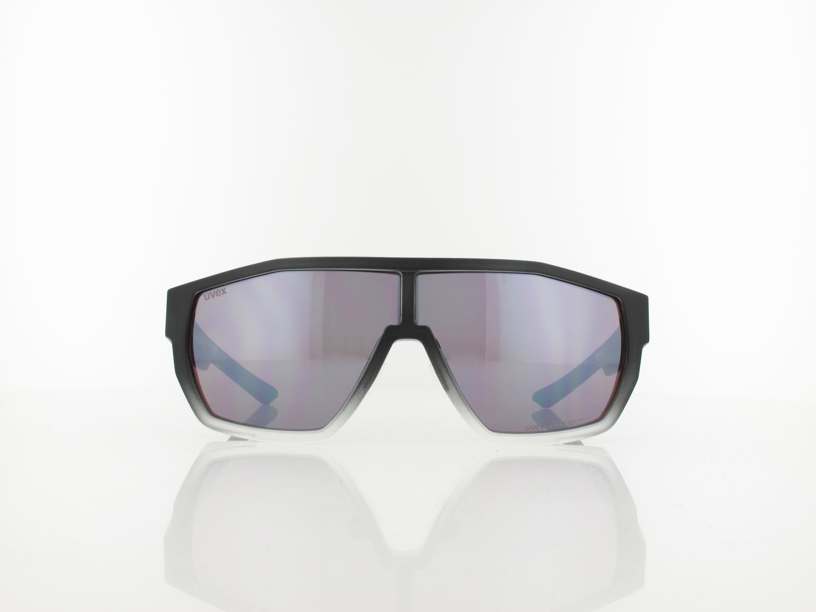 UVEX | mtn style CV S533036 2281 66 | black matt fade / colorvision mirror silver