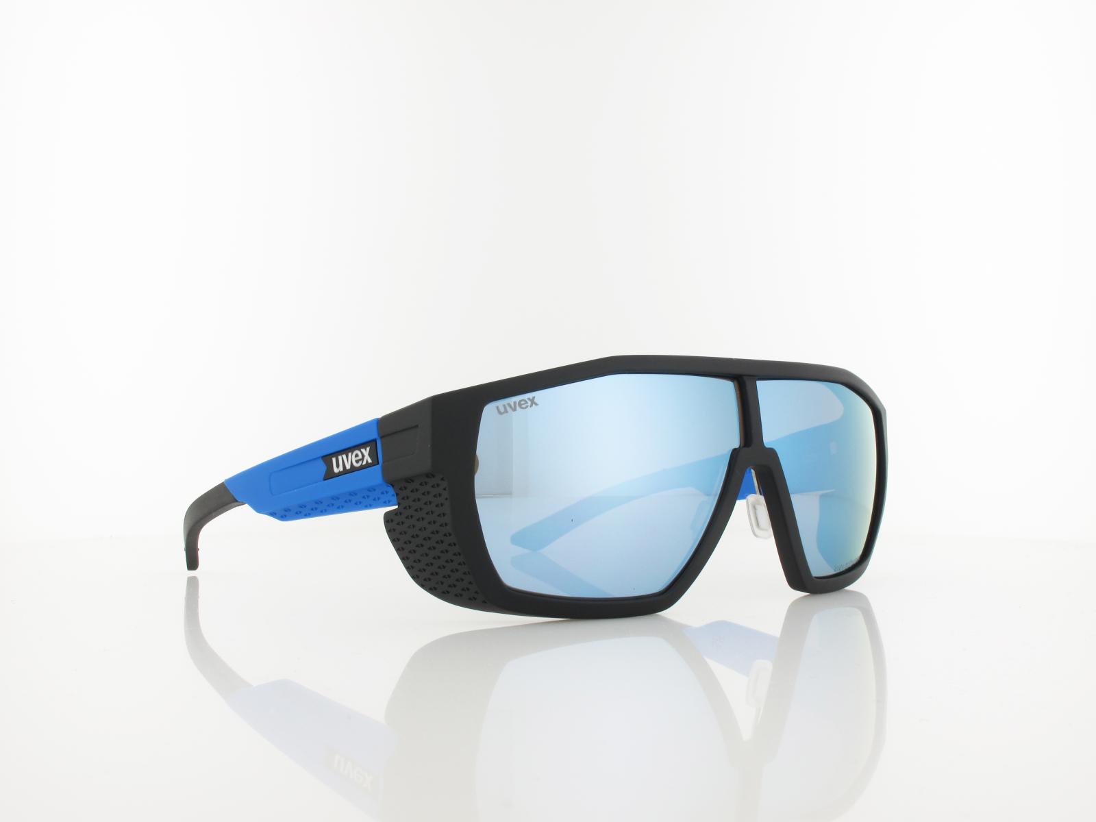 UVEX | mtn style P S533037 2440 66 | black blue matt / polavision mirror blue