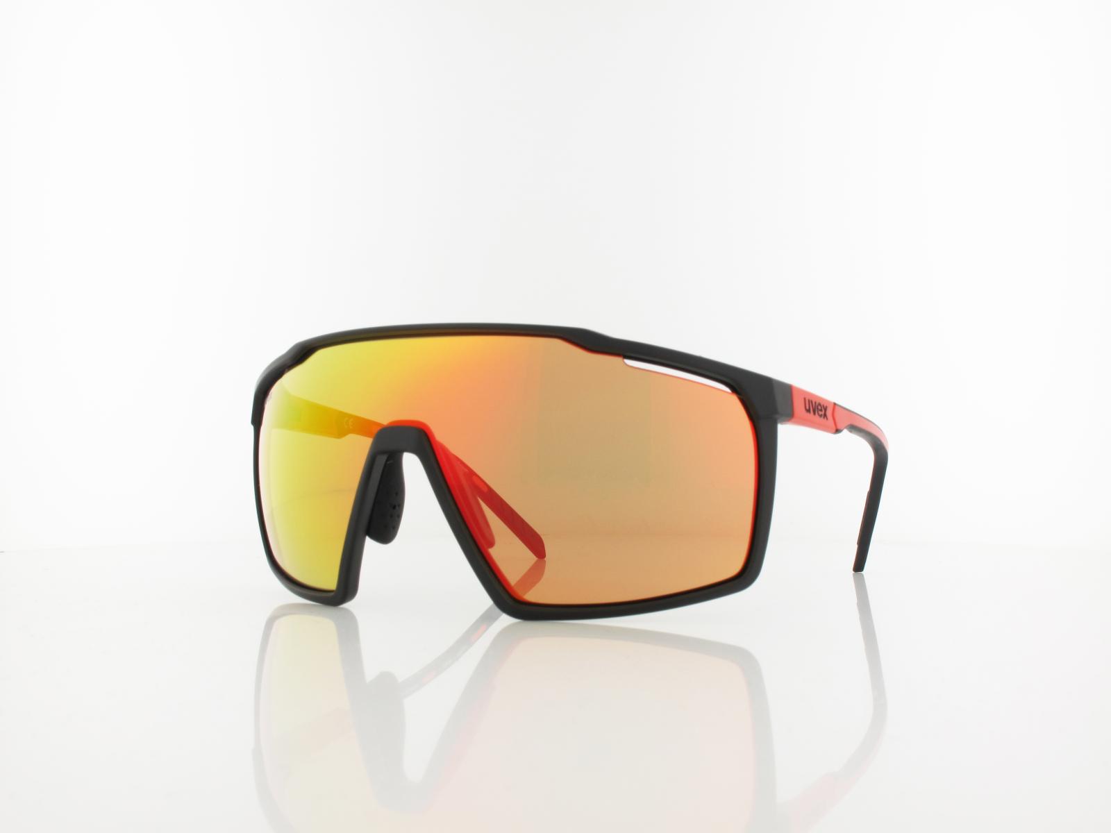 UVEX | mtn perform S533039 2316 136 | black red matt / mirror red