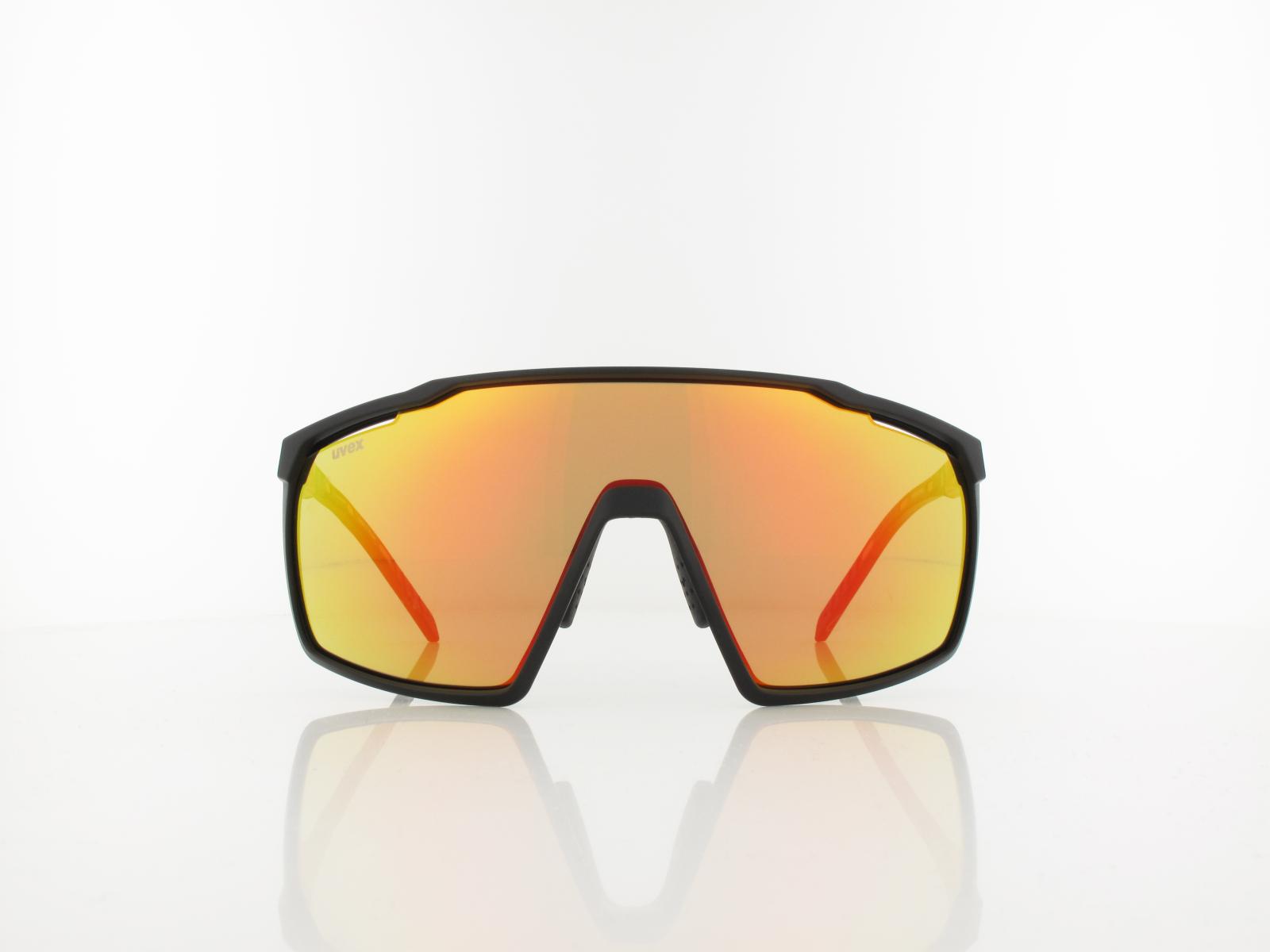 UVEX | mtn perform S533039 2316 136 | black red matt / mirror red