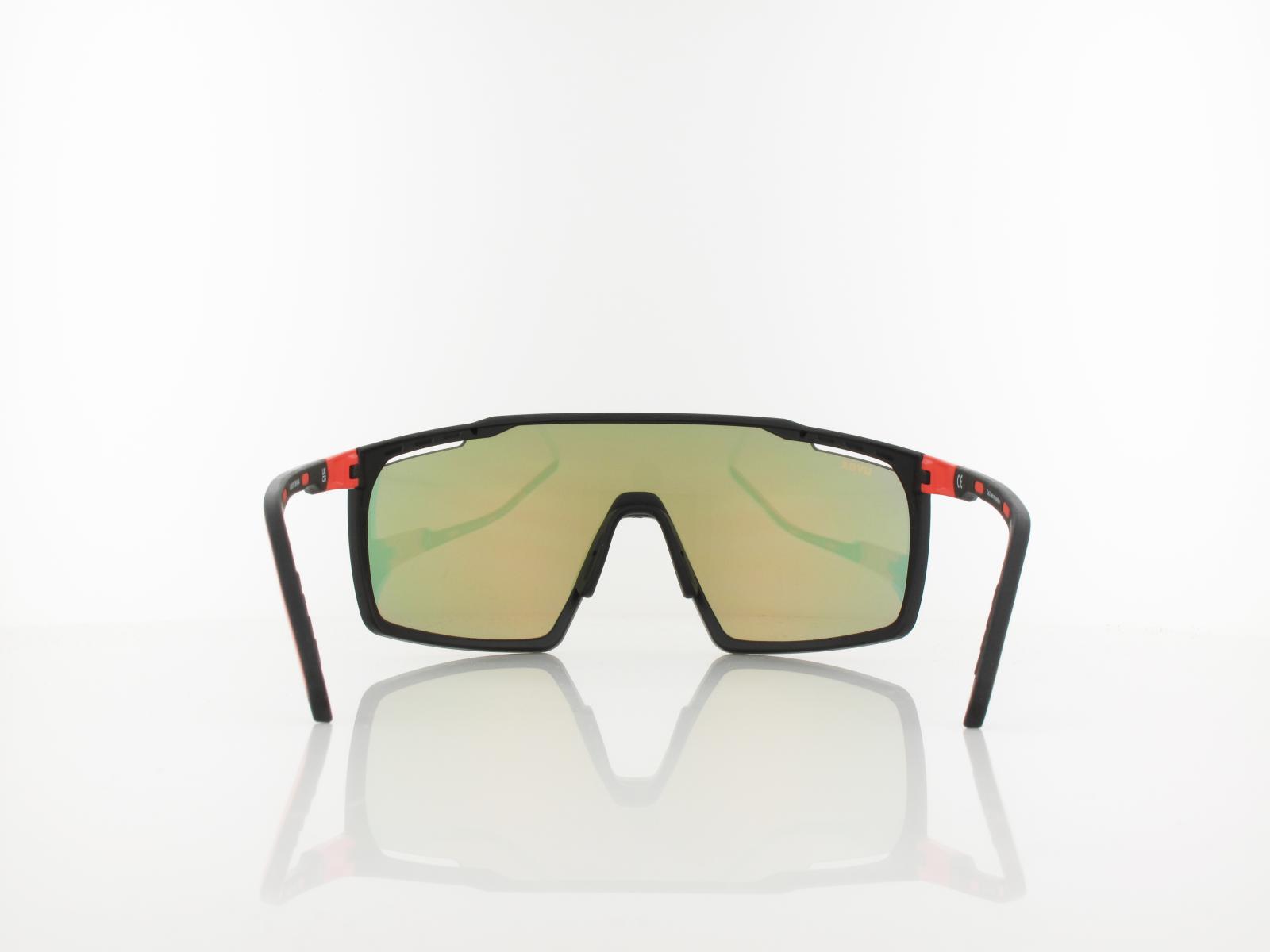 UVEX | mtn perform S533039 2316 136 | black red matt / mirror red