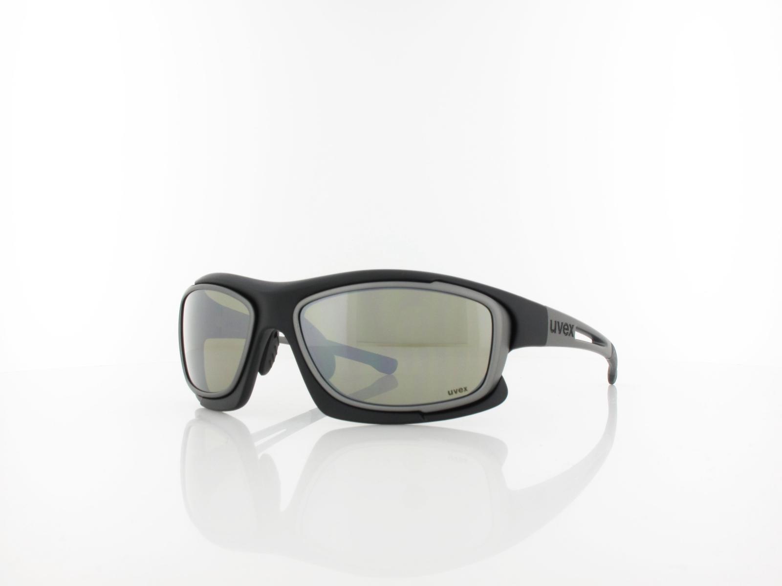 UVEX | RXd 4000 9033 1214 59 | black matt gun matt / green silver mirror
