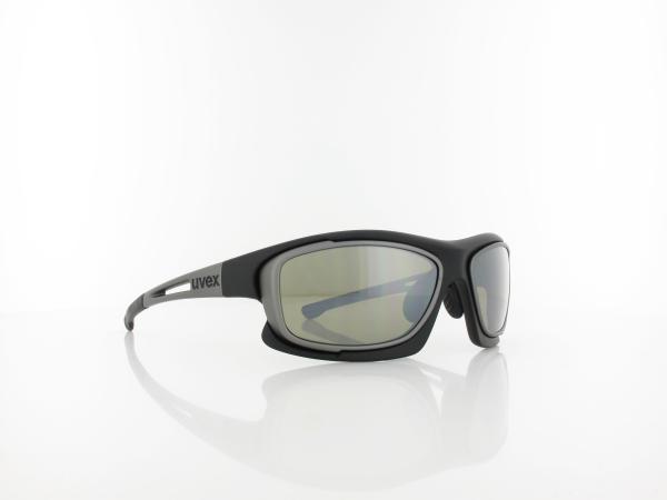 UVEX | RXd 4000 9033 1214 59 | black matt gun matt / green silver mirror