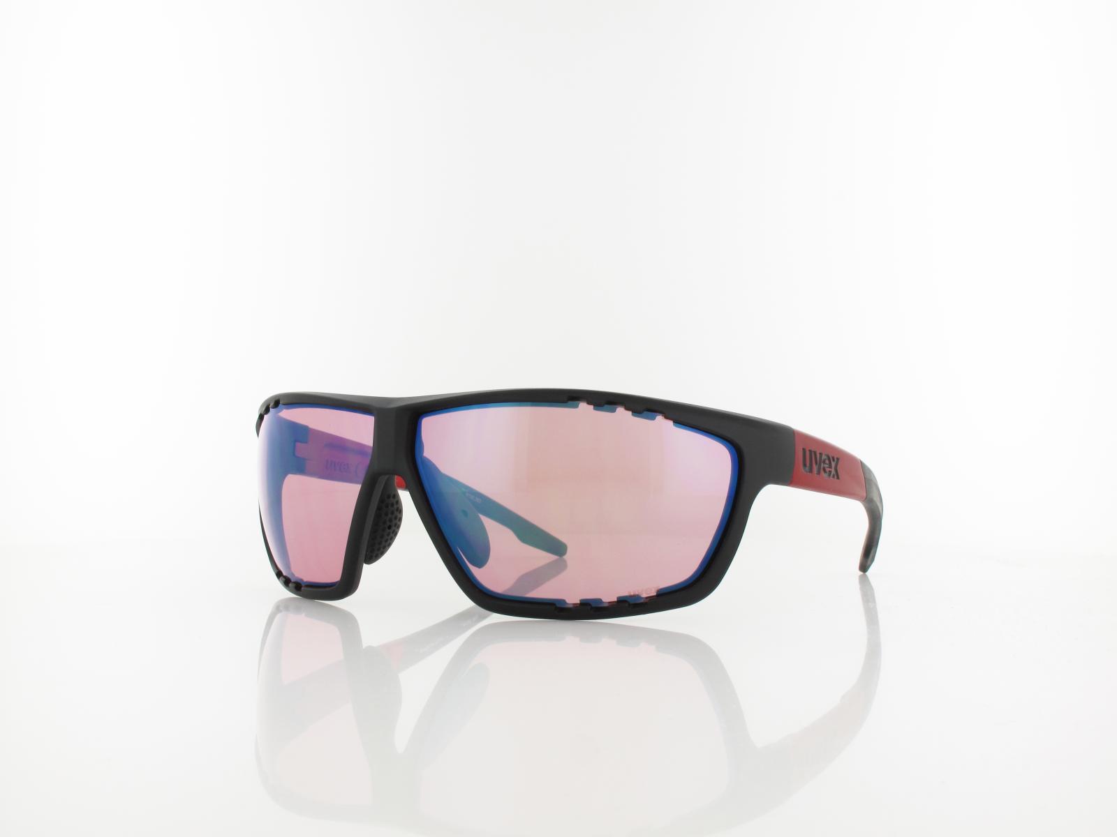 UVEX | RXd 4006 CV 1241 9047 73 | black red / colorvision outdoor blue mirror